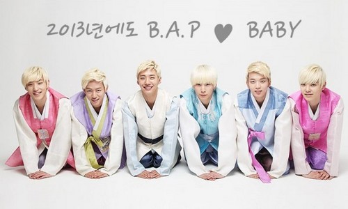  B.A.P in hanboks