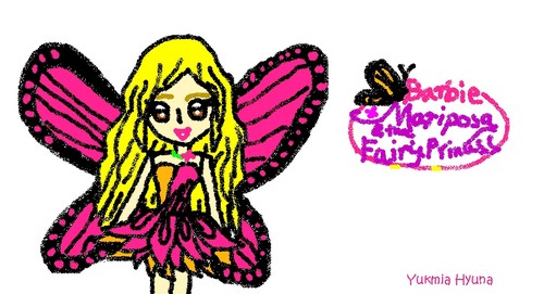  Barbie Mariposa fan Art