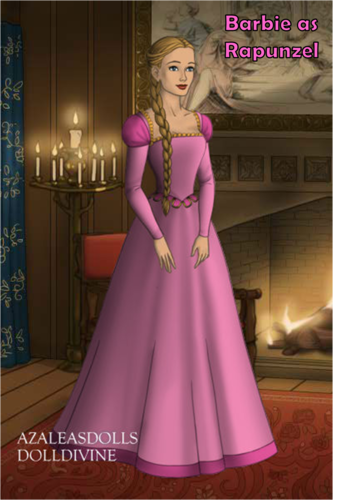  बार्बी as Rapunzel - 5