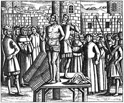  Burning of William Tyndale, Bible translator, in 1536