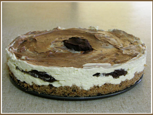  초콜릿 Swirl Cheesecake