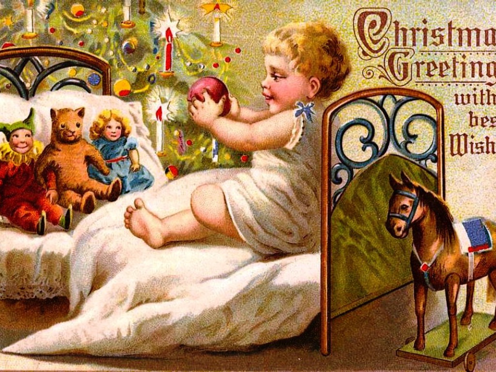 Christmas Vintage wallpaper - Vintage Wallpaper (33115934) - Fanpop