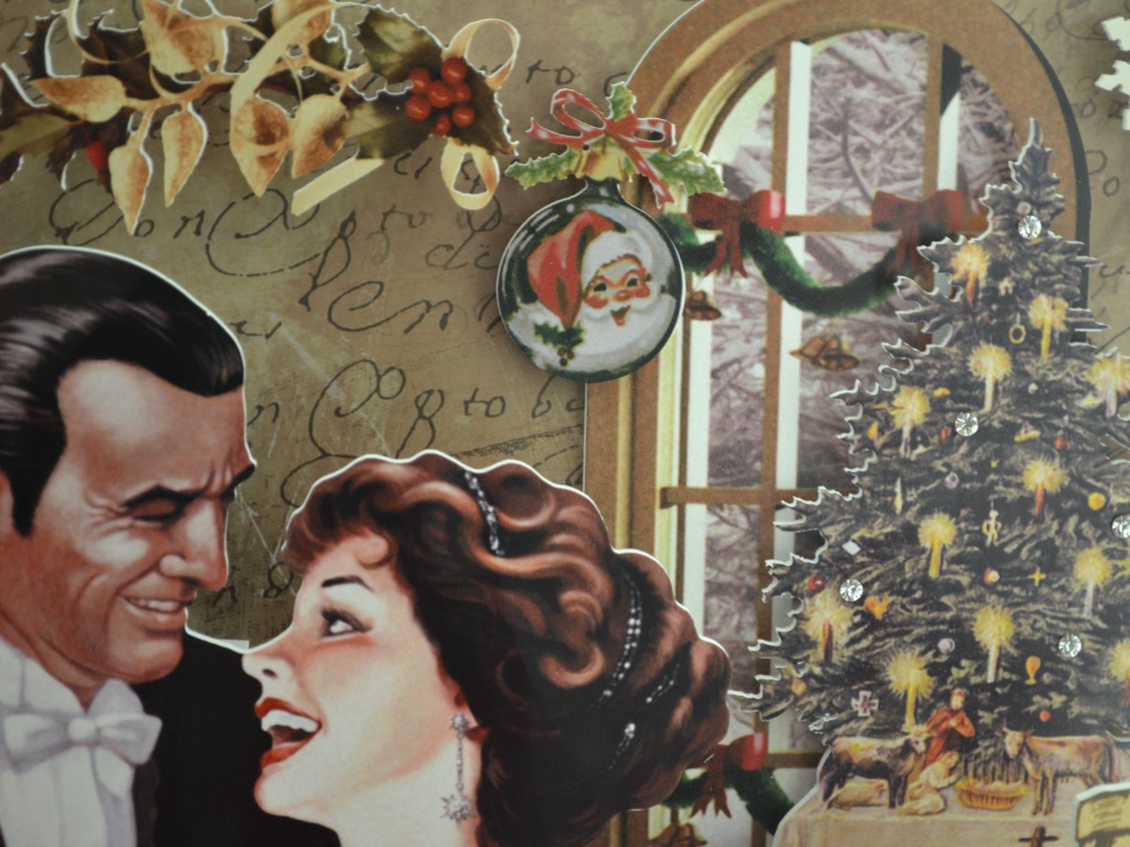  navidad Vintage fondo de pantalla