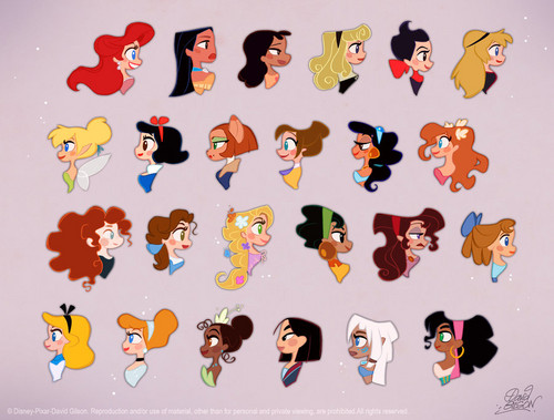  迪士尼 girl heros!
