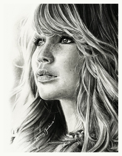  Jennifer Lawrence pencil drawing