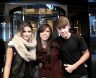  Justin With fans misceláneo