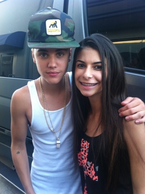 Justin With Fans