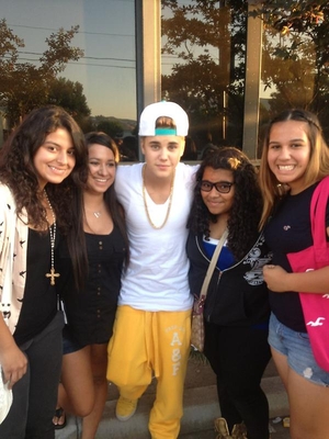  Justin With fãs
