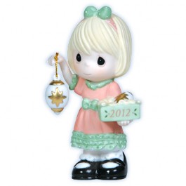  Light Your tim, trái tim With giáng sinh Joy - Dated 2012 Figurine