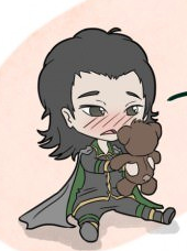 Loki and his teddy bear