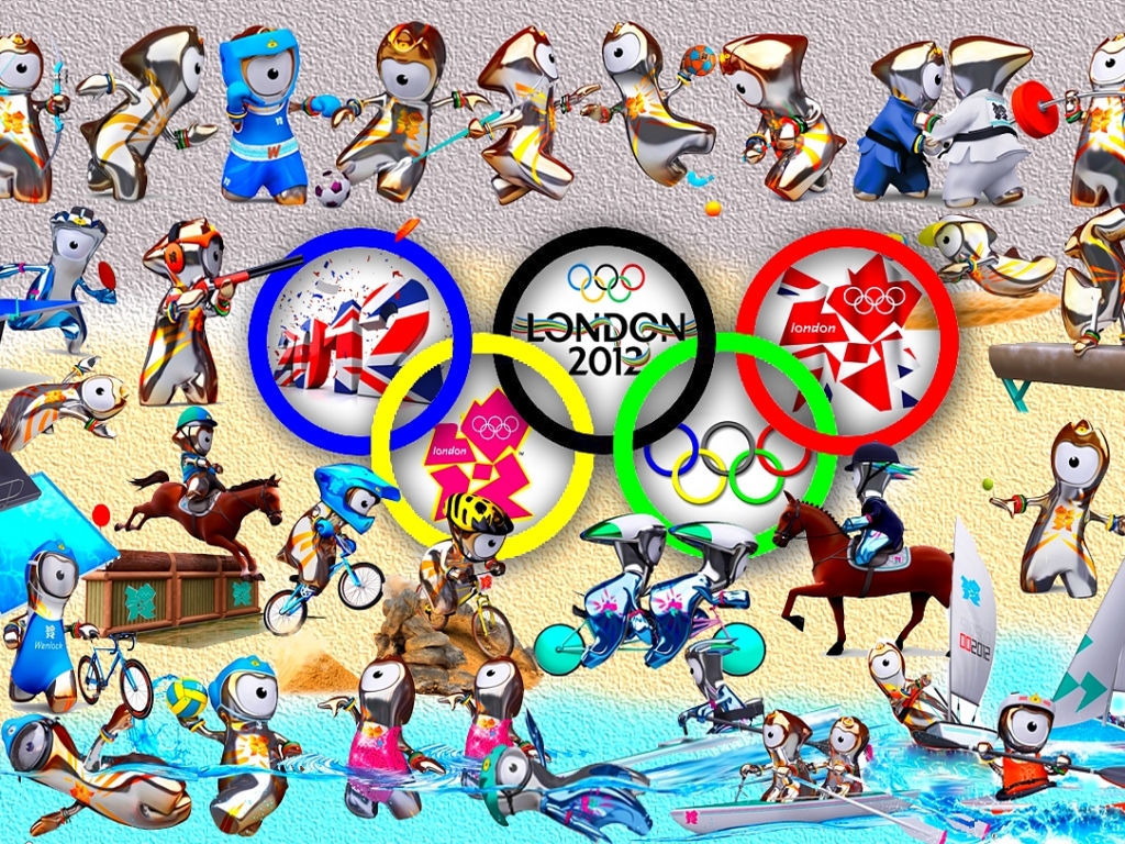  伦敦 2012 mascots