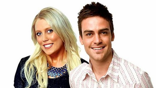  Mel Greig and her radio partner 2Day FM Michael Christian
