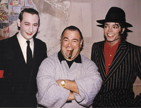  Michael With Manager, Frank DiLeo and Pee Wee Herman