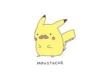  Mustache pikachu