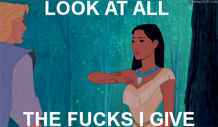  Poca, quite frankly doesn't care...
