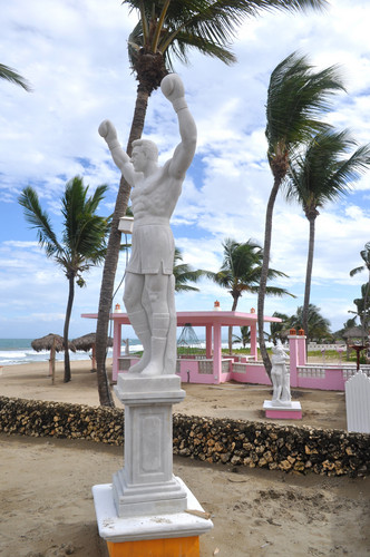 Rocky Statue in Cabarete, Dominican Republic