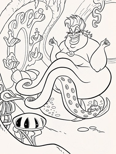 Walt Disney Coloring Pages - Ursula