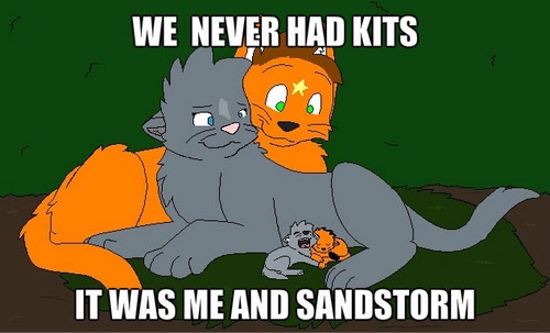  fireheart didnt have kits with cinerpelt`