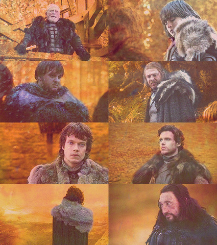  Northern men in cloaks