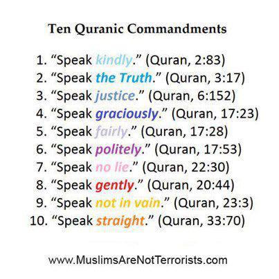  ten quranic commandments