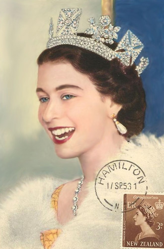  young queen Elizabeth II