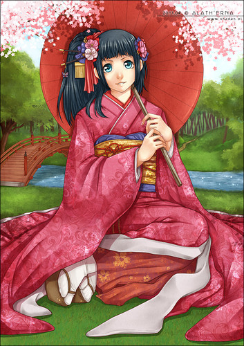  anime kimono