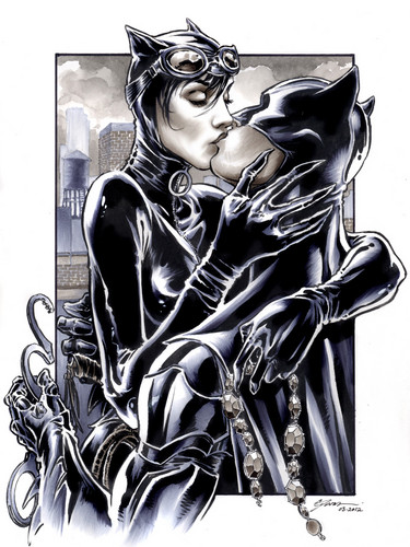 Catwoman and バットマン
