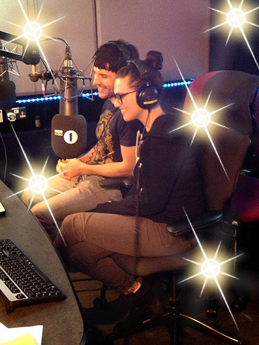  Colin & Katie BBC Radio 1 in Studio