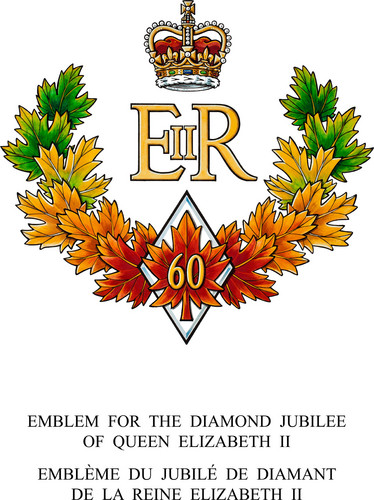  Diamond Jubilee of reyna Elizabeth II emblem