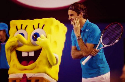  Federer and Spongebob