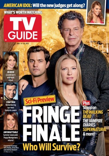  Fringe is on the cover of TV Guide Magazine