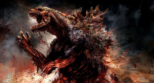  Godzilla 2014 fã art