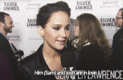  Jennifer Lawrence about Josh Hutcherson and Sam Claflin