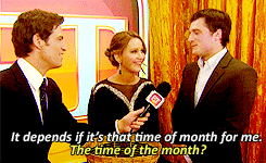  Jennifer and Josh discussing their off-camera chemistry