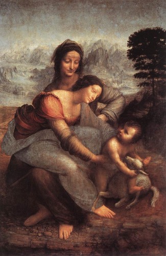 Leonardo's The Virgin and Child with St. Anne, (c. 1510)
