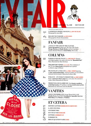  Magazine scans: Vanity Fair (February 2013) [HQ]