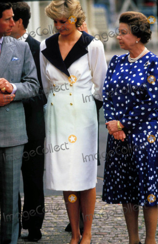  Queen Elizabeth Princess Diana Prince Charles 08-04-1987