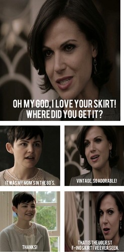 Regina and Mary Margaret - Mean girls style