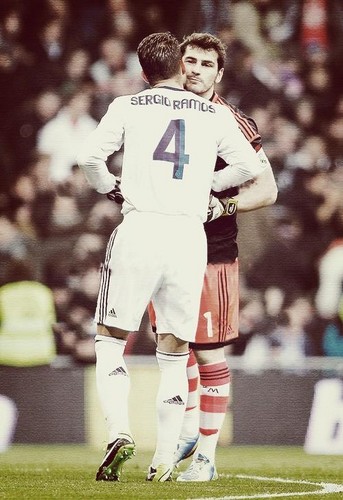  Sergio Ramos and Iker Casillas