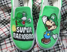  Super Mariobros customized shoes