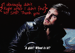  Why exactly Captain Hook waits for Cora outside the ship in the dark under the rain