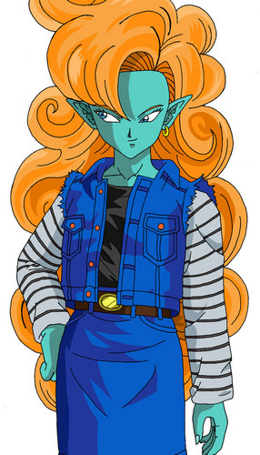 Zangya with Android 18's clothes