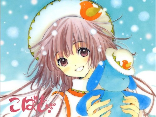  anime winter girl