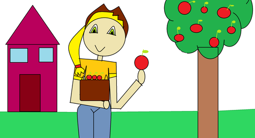  pomme jack picking apple's