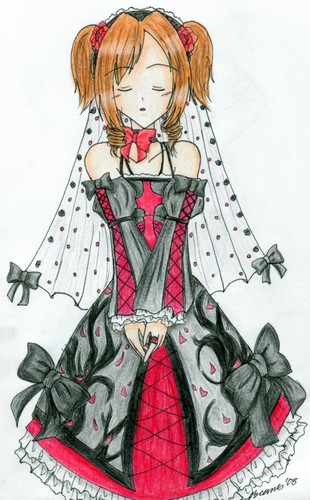 Anime girl dress