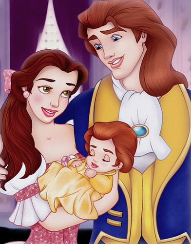  Belle & Adam With Their Baby