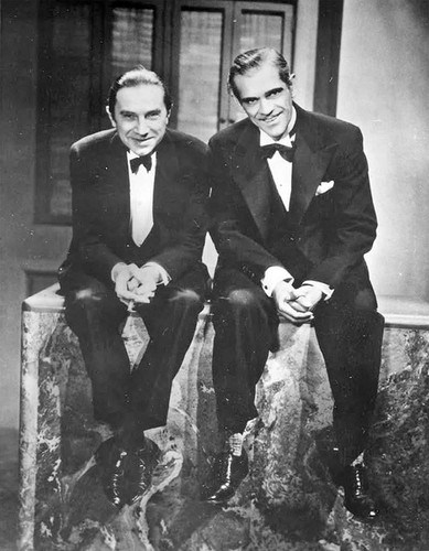  Boris Karloff & Bela Lugosi