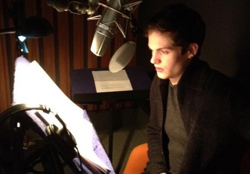  Daniel Sharman In Recording Studio For 'Clockwork Princess' Audiobook!