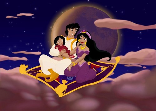  迪士尼 Princess Families by: Grodansnagel