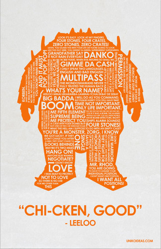  Fifth Element Quote Poster